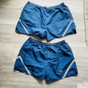 US Air Force Athletic Shorts LOT of 2 Adult 3XL PT Bootcamp Lined USAF FLAW